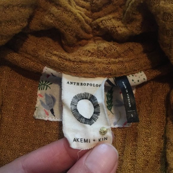 Anthropologie Akemi + Kin Mustard Wrap Sweater - Picture 8 of 8